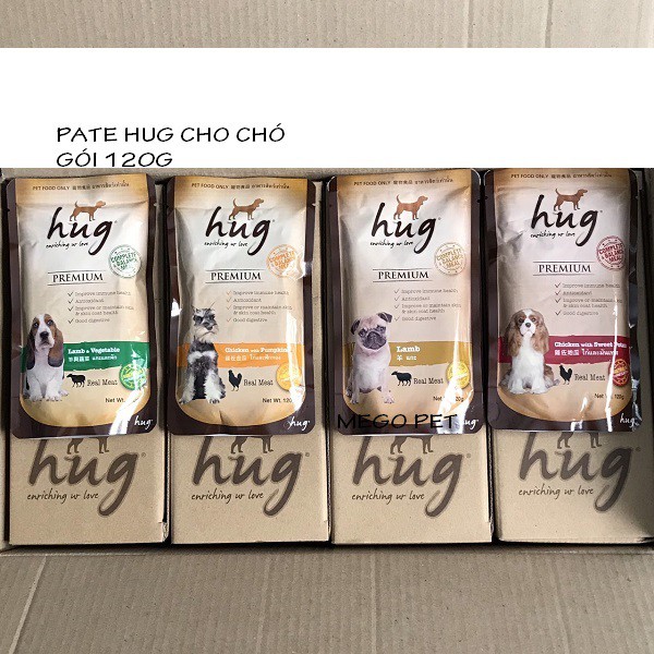 Gói 120g Pate Hug Thức Ăn Cho Chó