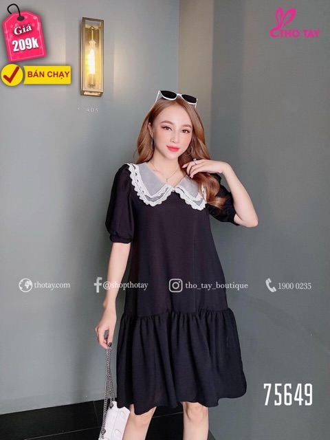 180.Đầm suông bèo tiểu thư