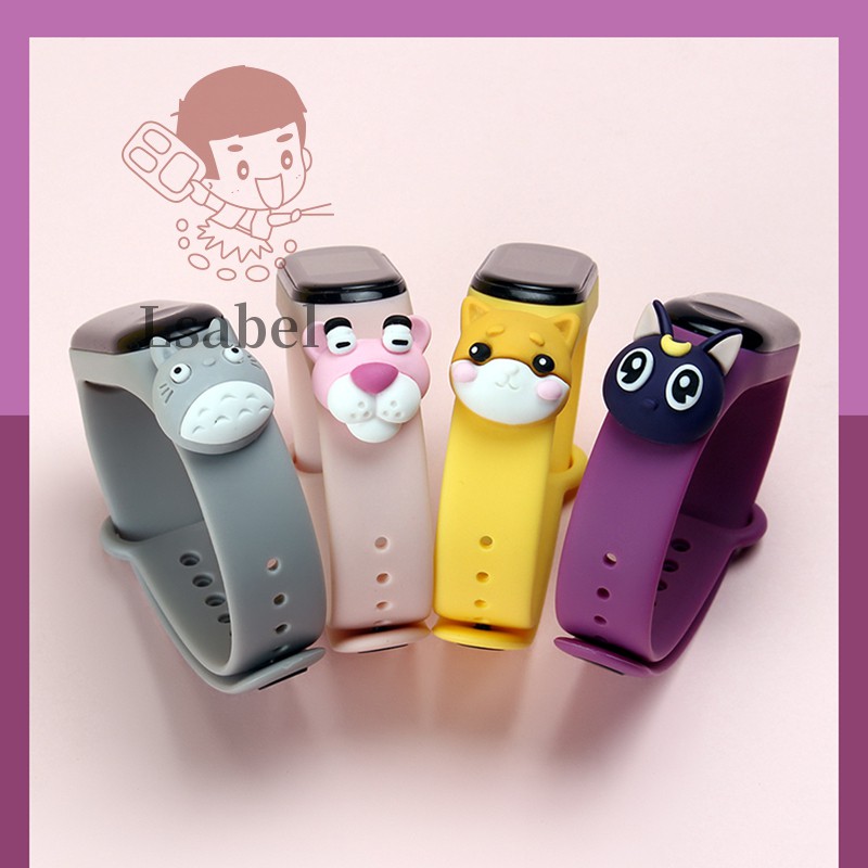 Dây Đeo Họa Tiết Hoạt Hình Cho Đồng Hồ Thông Minh Xiaomi Mi Band 5 | BigBuy360 - bigbuy360.vn