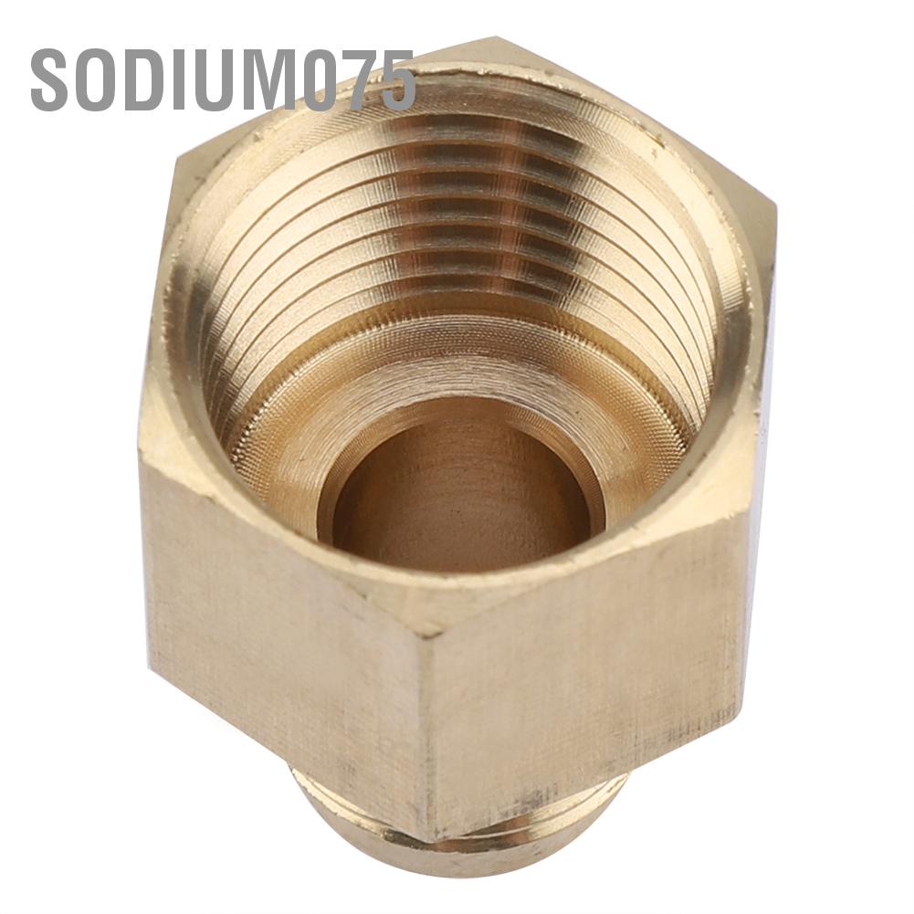 Đầu nối ống ren bằng đồng NPT 3/8 '' x 1/2 '' cho bình ga máy sưởi tủ lạnh