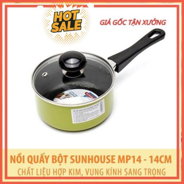 Nồi quánh nấu bột trẻ em cao cấp Sunhouse SHG-MP14 chống dính Xylan Plus tiêu chuẩn châu Âu