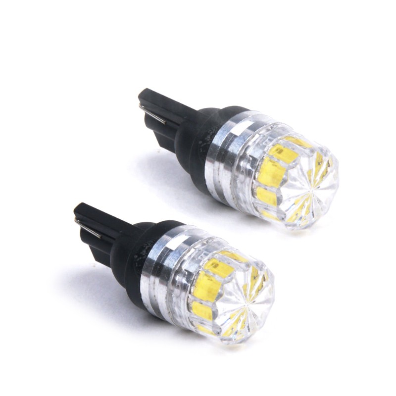 Bóng đèn LED T10 5050 5 SMD DC12V ánh sáng trắng cao cấp cho xi nhan xe ô tô