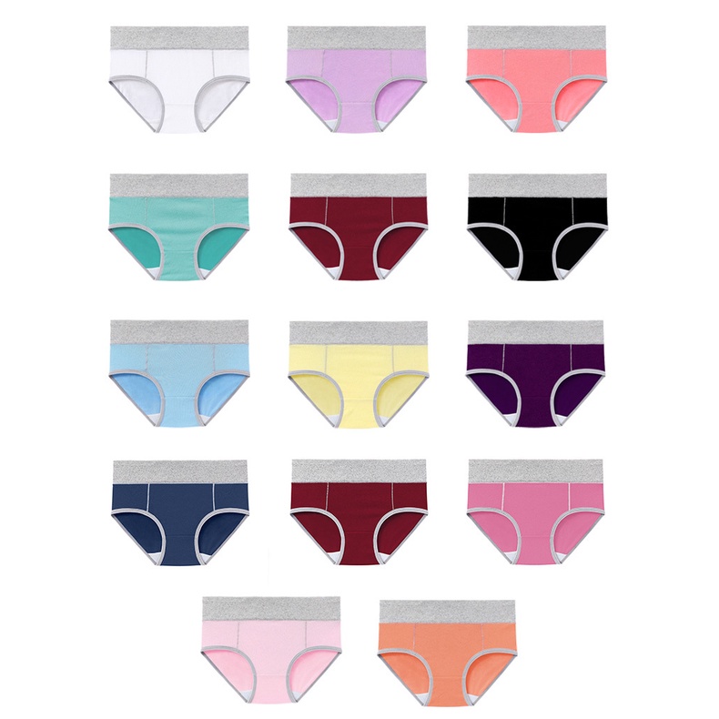 Plus Quần Lót Cotton Màu Đen Lưng Cao Nâng Hông Quyến Rũ Cho Nữ