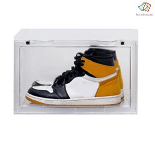 FCD☆ Sneaker Shoe Box Acrylic Sneaker Display Box Shoes Storage Case Organizers Stackable Foldable