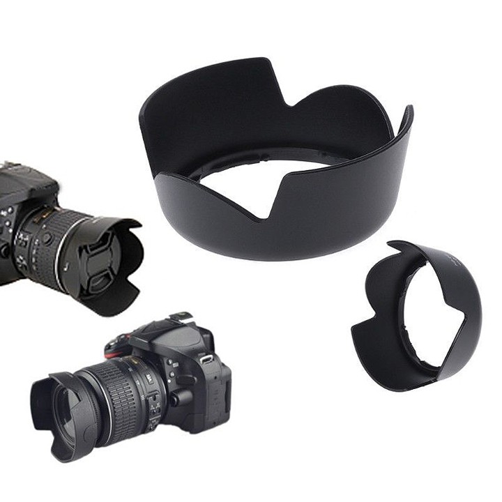 Lens hood loa che nắng HB-69 ống kính Nikon 18-55 VRII