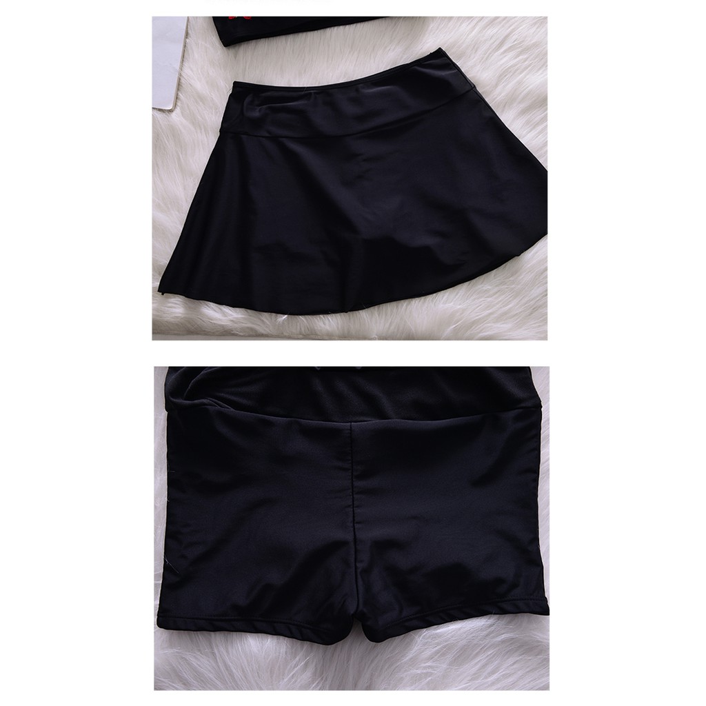 Váy bơi cổ yếm thêu hoa đẹp dịu dàng | BigBuy360 - bigbuy360.vn