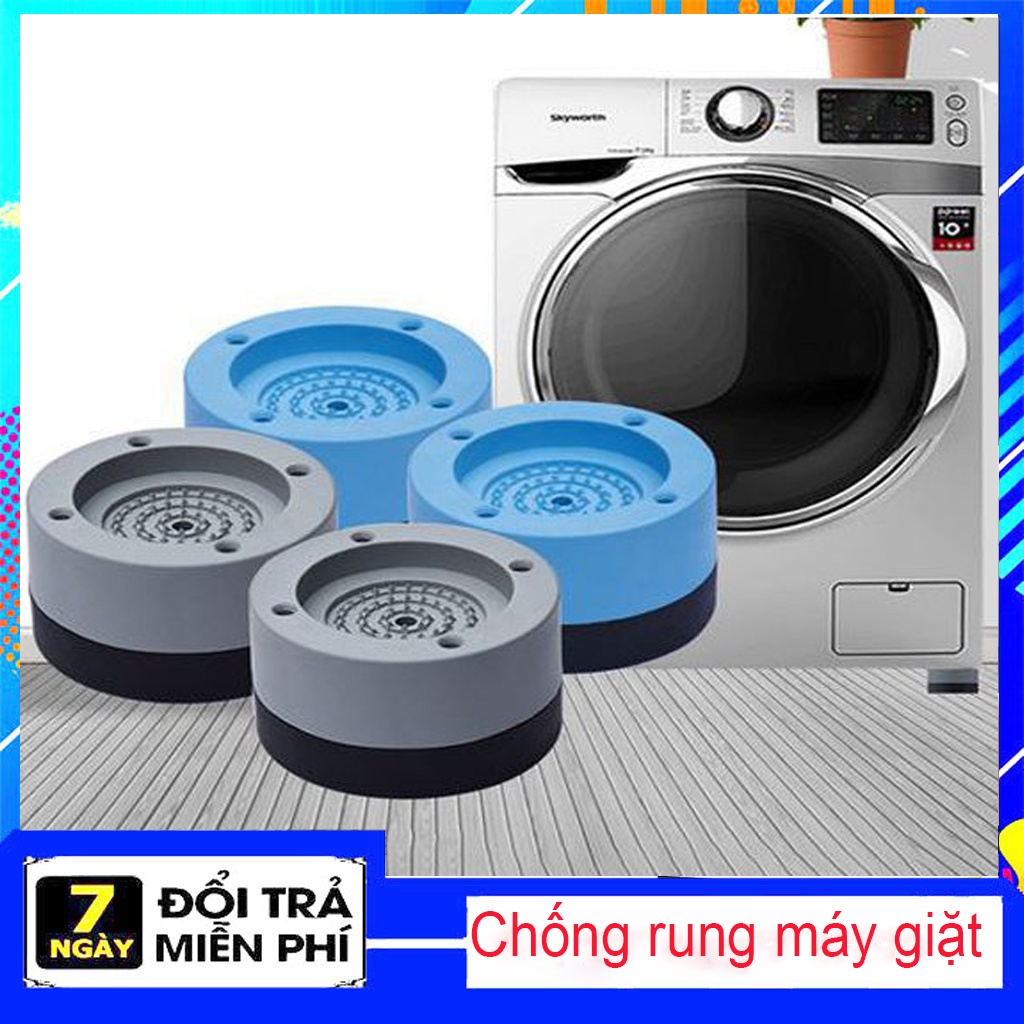 Combo 2 sét đệm cao su lót chân máy giặt chống rung chống ồn(1 sét 4 chiếc)