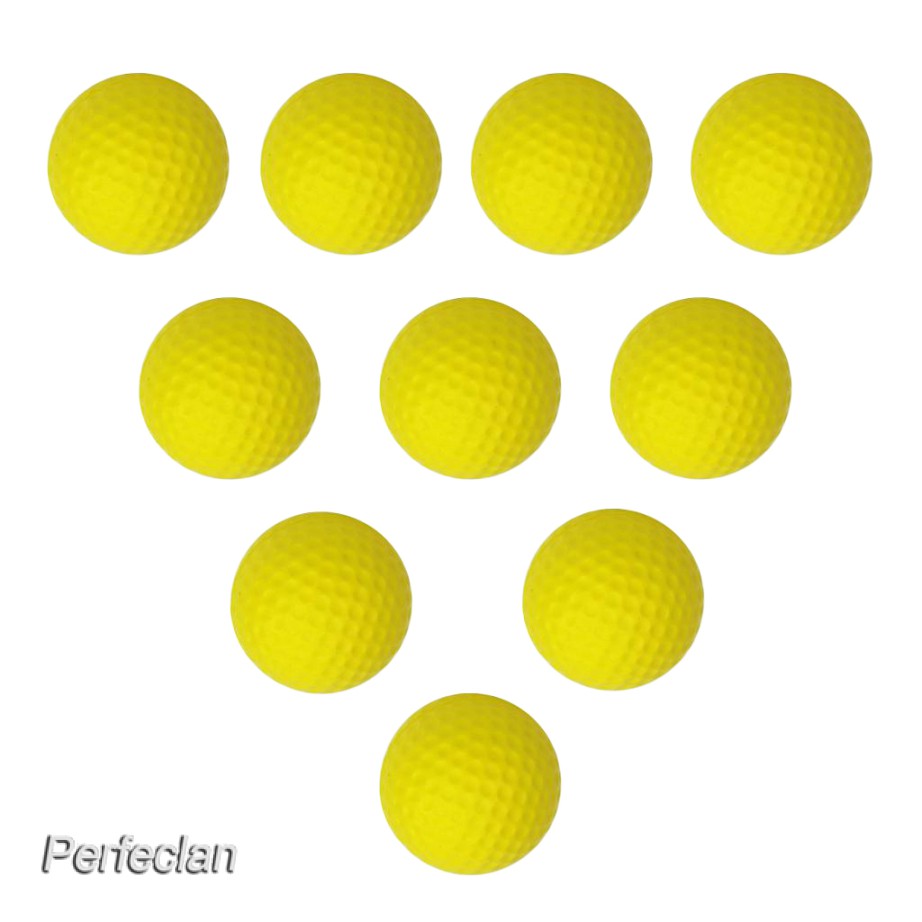 Set 10 Quả Bóng Golf Mềm Dẻo Linh Hoạt Luyện Tập Trong Nhà / Ngoài Trời