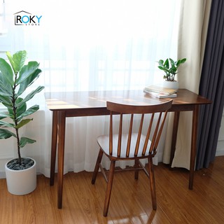 LONG TABLE - BÀN GỖ LÀM VIỆC KIỂU DÁNG HÀN QUỐC  XUẤT KHẨU SIZE 120X40 - BÀN HỌC GỖ- ROKY STORE
