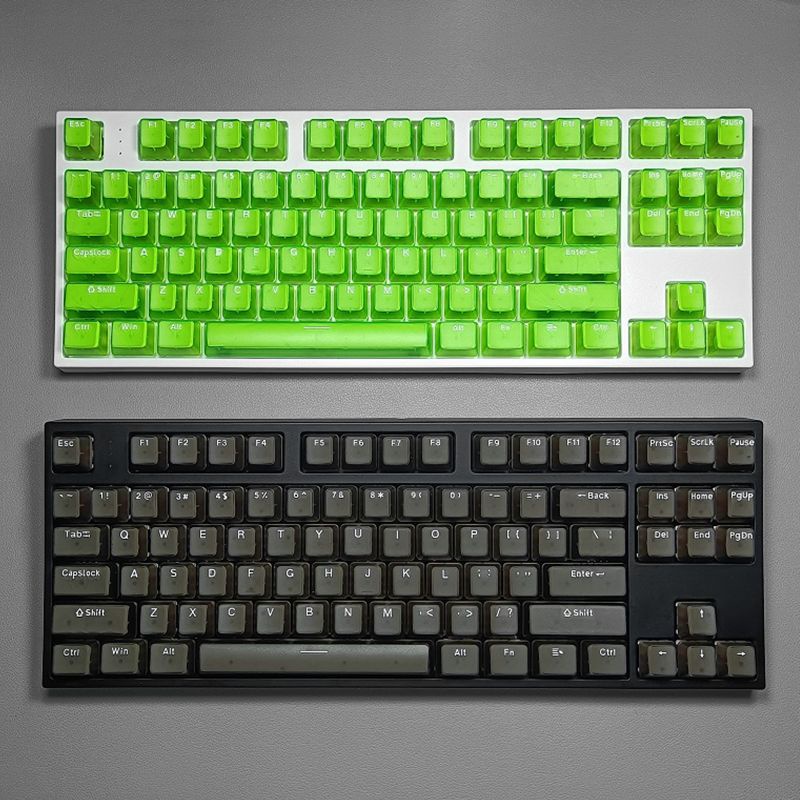 LEOBOG key cap transparent 131key ABS material OEM highly customized complete set of translucent personality key cap