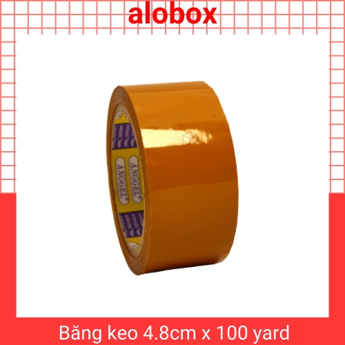 1 cuồn Băng Dính Đóng Hàng Siêu Chắc, Băng keo Trong Đóng hàng Kích thước 4.8cmx100y giao hỏa tốc - Alobox