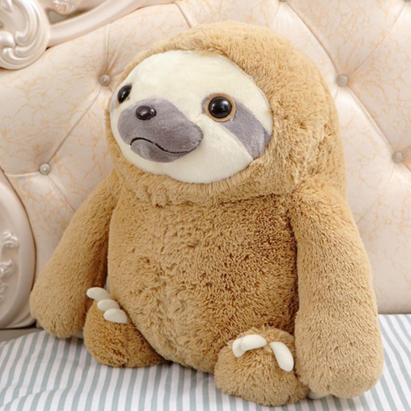 Thú nhồi bông hình con lười 70cm mềm mại quà cho bé trang trí phòng ngủ tùy chọn màu sắc