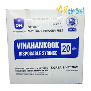 Bơm tiêm 20ml/cc 23G