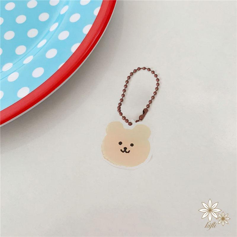 【kifli】Móc Khóa Bằng Acrylic Họa Tiết Hoạt Hình Dễ Thương