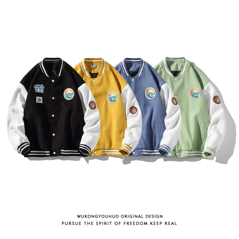 [FREE SHIP] ÁO KHOÁC NỈ BOMBER CHẤT LIỆU CAO CẤP NÚT BẤM XOÁY TRÒN FORM RỘNG CỰC HOT