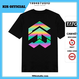 Áo thun 5tw unisex in logo 5theway áo phản quang 7 màu áo phông cotton cổ tròn nam nữ áo tay lỡ unisex tato_official