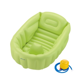 Chậu tắm phao cho bé Richell, xanh lá (kèm bơm hơi)