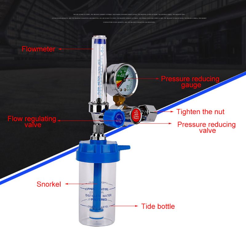 Đồng Hồ Đo Áp Suất Oxy G5 / 8 &quot;Chuyên Dụng
