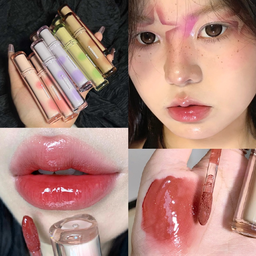 [Hàng mới về]Son kem trang điểm HERORANGE màu nhung lì mịn thời trang 3g