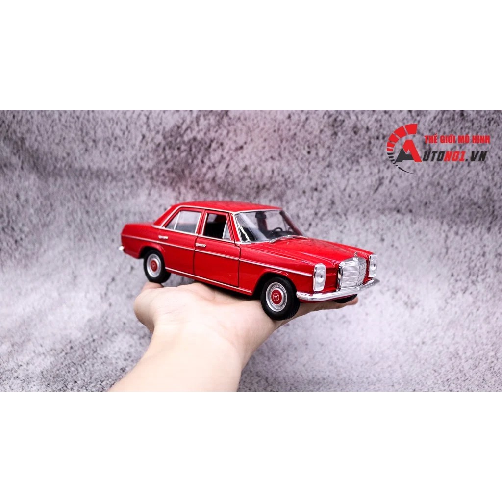 MÔ HÌNH XE MERCEDES-BENZ 220 RED 1:24 WELLY 6646