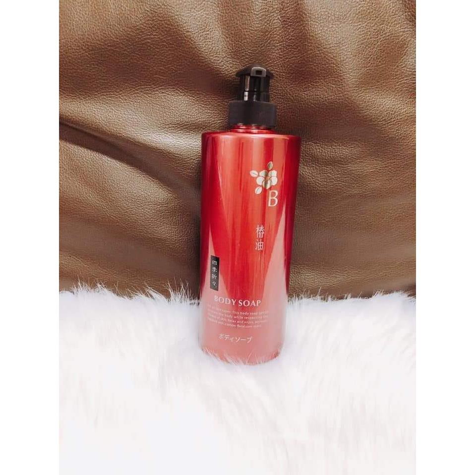 Sữa tắm Kumano chiết xuất dầu Tsubaki 600mlCHÍNH HÃNG Chứa thành phần 100% từ thực vật, tạo bọt mịn, nhẹ nhàng