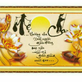 tranh thêu chữ thập