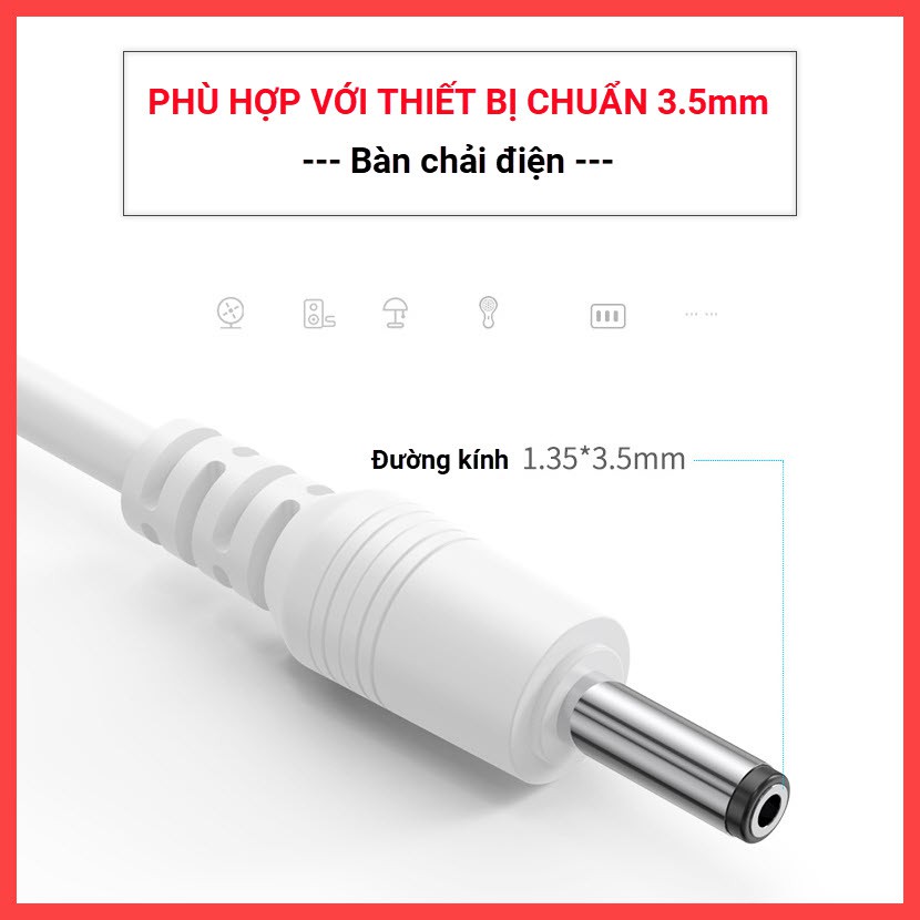 [Cáp sạc USB] Bàn chải điện sử dụng cổng sạc 3.5mm