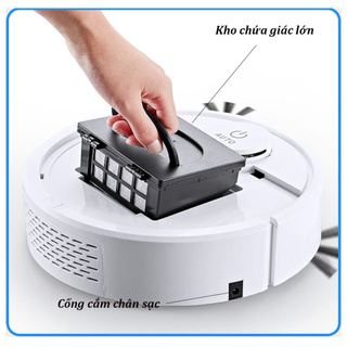 Robot Hút Bụi Lau Nhà, Robot Hút Bụi Tự Động Công Nghệ Al 3 trong 1, Hút Sạch Mọi Ngóc Ngách Trong Nhà - ES300