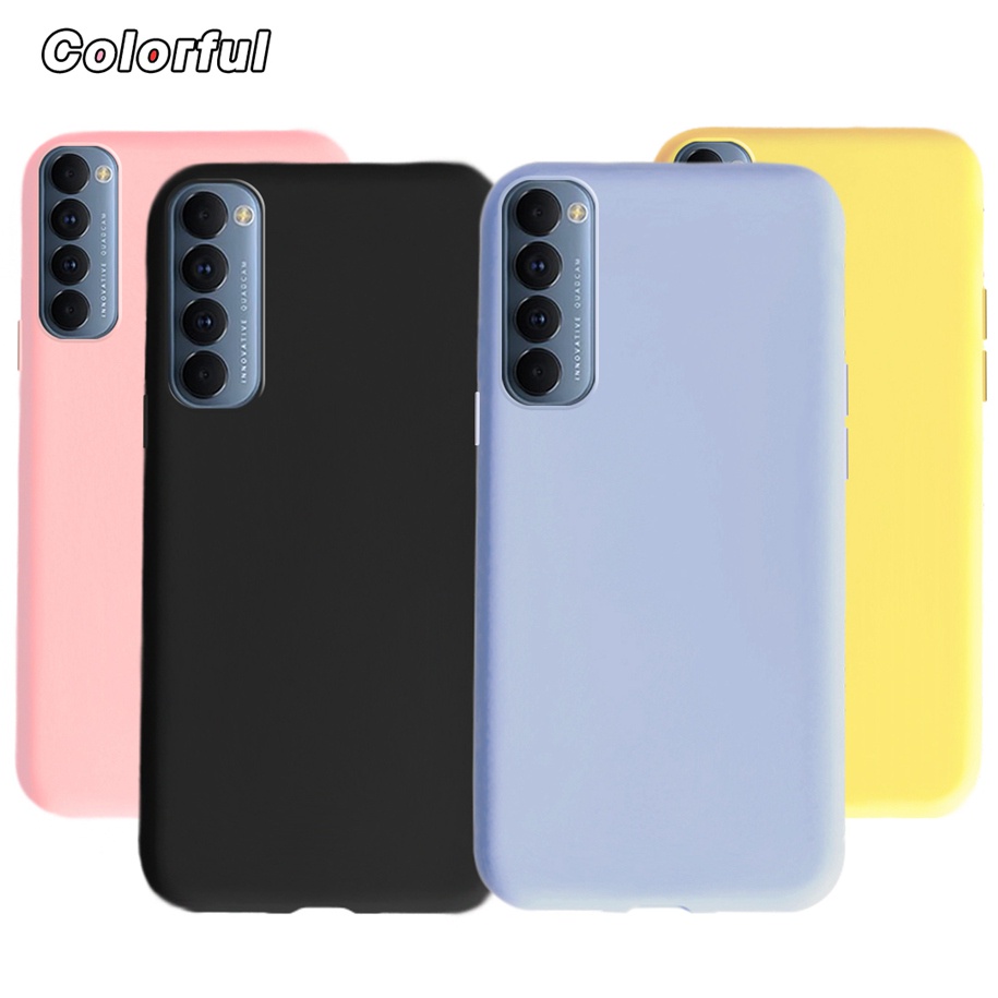 Ốp điện thoại mềm trơn màu cho Oppo Reno 4 Pro Reno4 Reno 4 Pro 2020 Cph2109