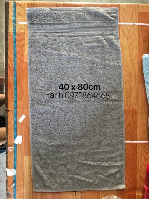 Khăn tắm gội nhỏ kích thước 40x80cm
