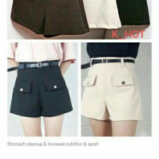 QUẦN SHORT DẠ PHỐI 2 TÚI ĐẸP