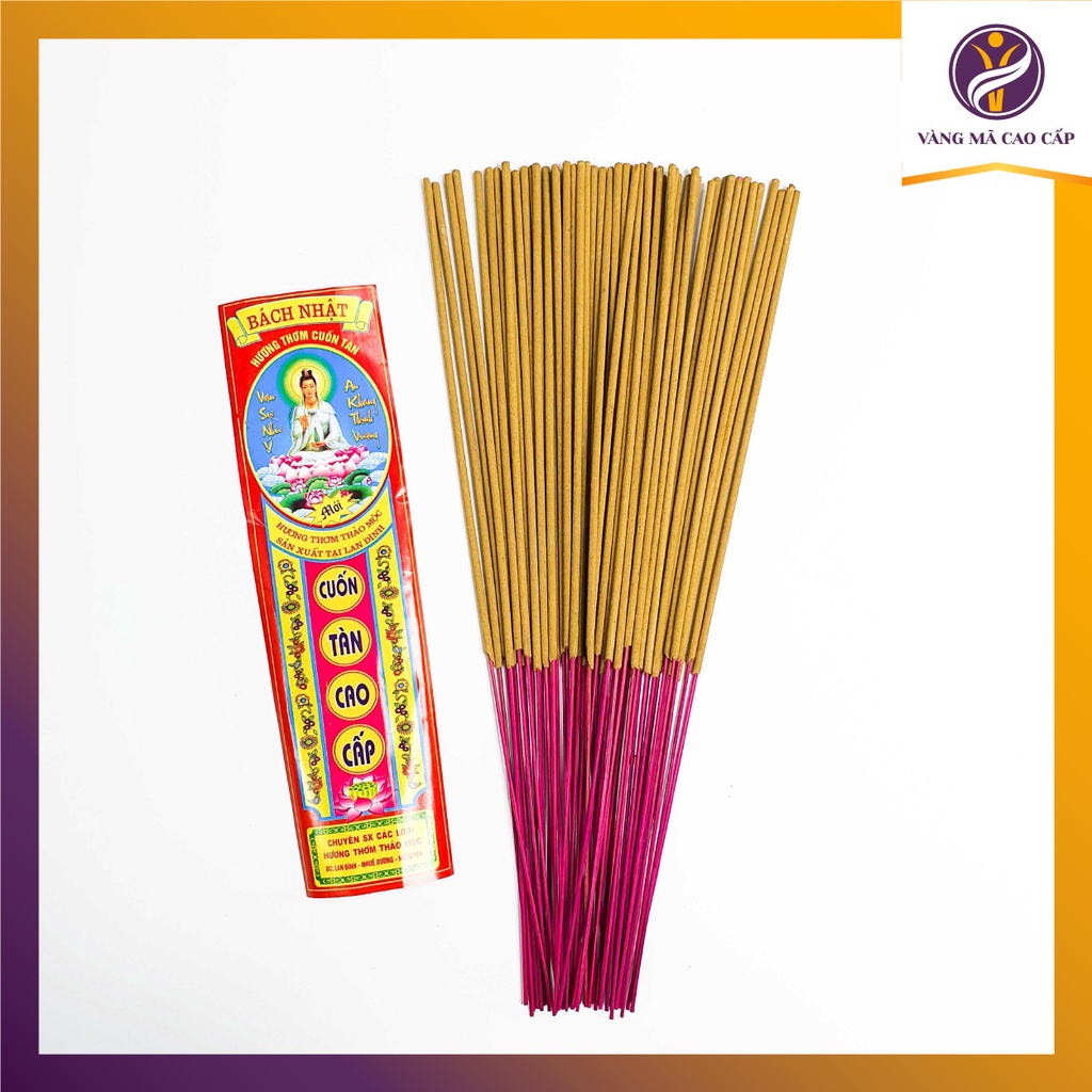 Hương Bách Nhật Thiên Nhiên Cuốn Tàn Đẹp Loại Ngắn Cháy Nhanh - VM92