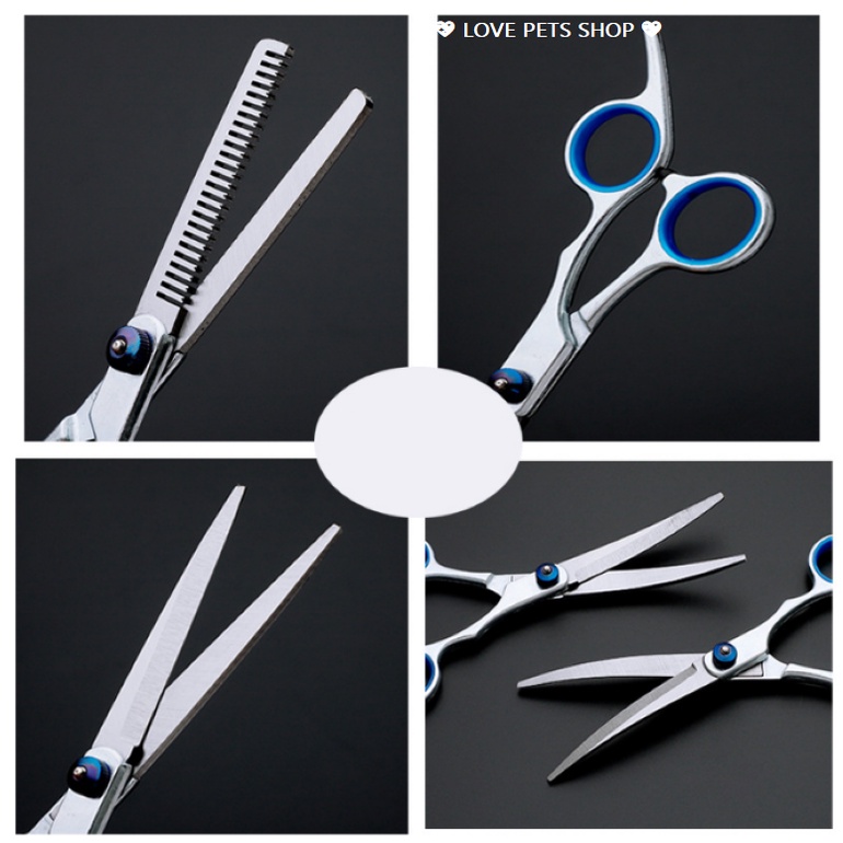 BỘ KÉO CẮT LÔNG, TỈA LÔNG CHO CHÓ MÈO - LOVE PETS SHOP