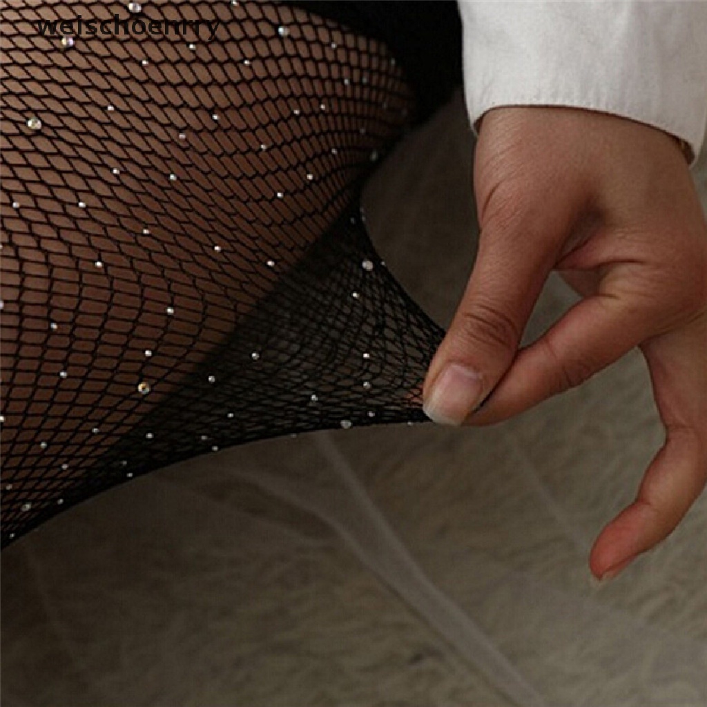 Quần tất lưới đính đá pha lê mới cho nữ