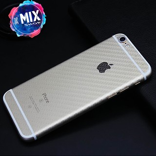 Miếng Dán Carbon iP6/6s/6+ - 7/7 Plus (Miếng dán Carbon cắt sẵn, dán carbon iphone, themixshop)