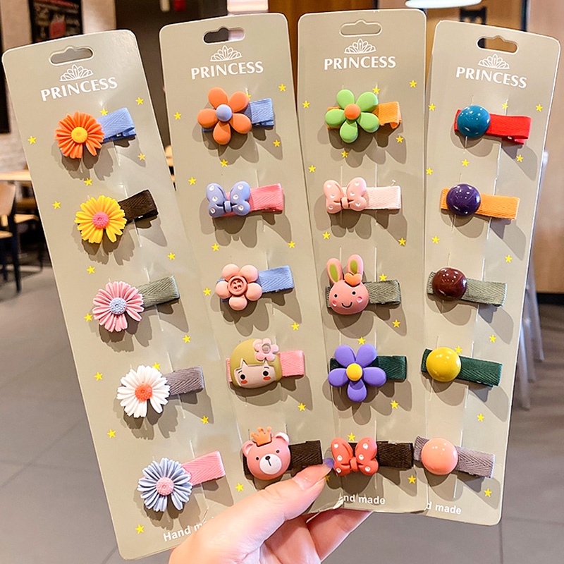 Set 5 kẹp tóc mini cho bé gái