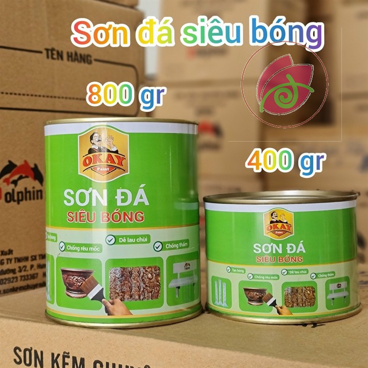 SƠN ĐÁ SIÊU BÓNG OKAY 400G