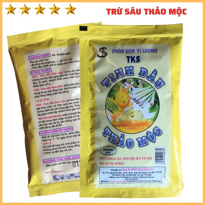 Chế Phẩm Trừ Sâu Sinh Học TINH DẦU THẢO MỘC - Thủy Kim Sinh