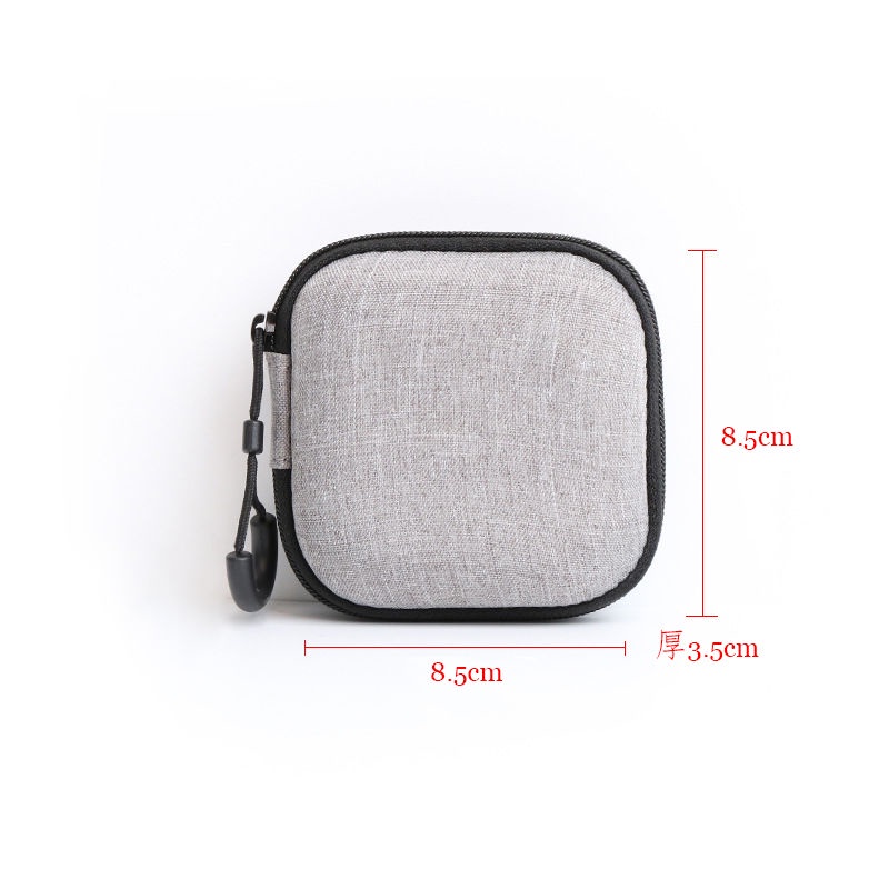 Túi Đựng Bảo Vệ Tai Nghe/ Cáp Sạc/ Truyền Dữ Liệu Bluetooth Bằng EVA Nhỏ Gọn Tiện Dụng