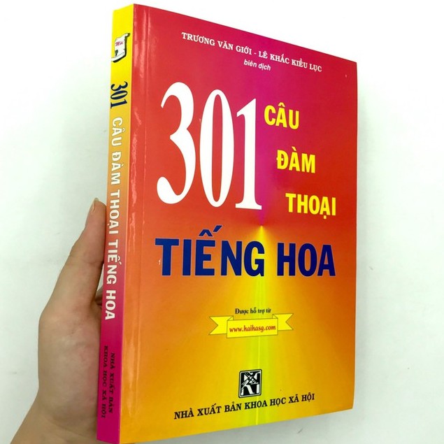 Sách - 301 Câu Đàm Thoại Tiếng Hoa Tặng kèm Bookmark