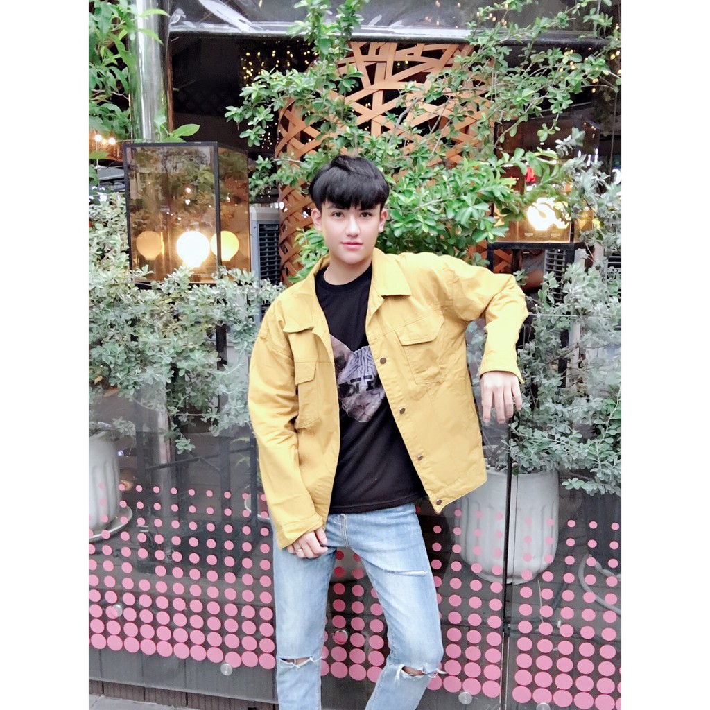 [HOT TREND] ÁO KHOÁC KAKI JEAN NAM ĐẸP THỜI TRANG MỚI NHẤT 2019 KKN00100 &lt;--- Titi Fashion - Mina-Fashion