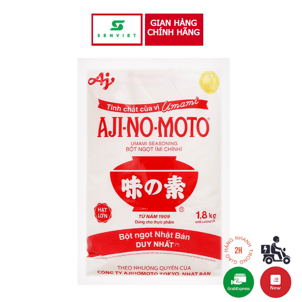 Bột ngọt Ajinomoto gói lớn 1,8kg