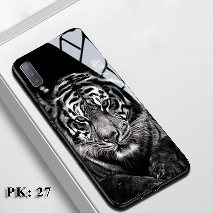 Ốp lưng A7, FREE SHIP Ốp lưng Samsung A7 in hình 3D mặt kính 9H bền đẹp, Aha Case