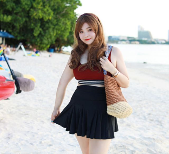 BikiniStoreVn : Đồ Bơi Tay Dái Váy Big Size S54