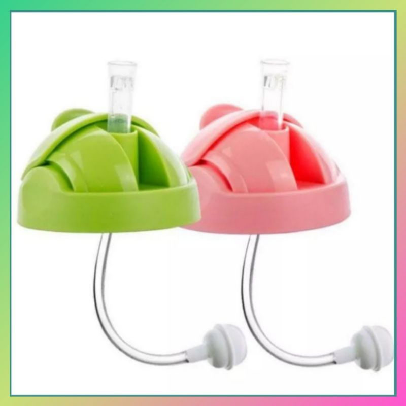 nắp tập uống kèm ống hút silicon cho bình sữa comotomo,dùng cho cả bình 150ml và 250ml