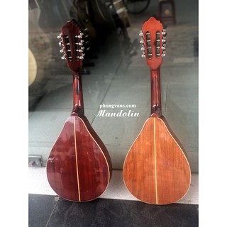 Đàn mandolin gỗ hồng đào kỹ cao cấp (tặng bao và phím)