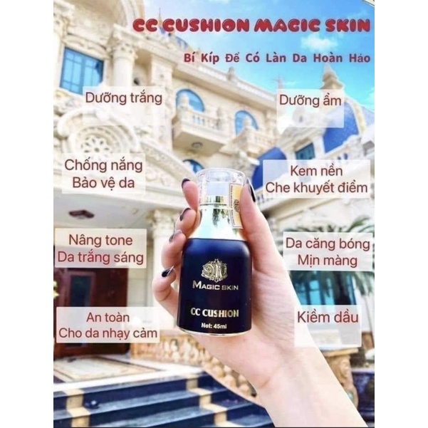 CC Cushion 5in1 MAGIC SKIN 👉FREE SHIP👈 Kem nền chống nắng dưỡng trắng che khuyết điểm CHÍNH HÃNG