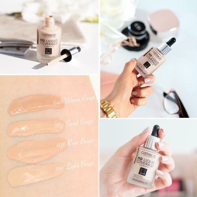 Kem nền Catrice HD Liquid Coverage Foundation