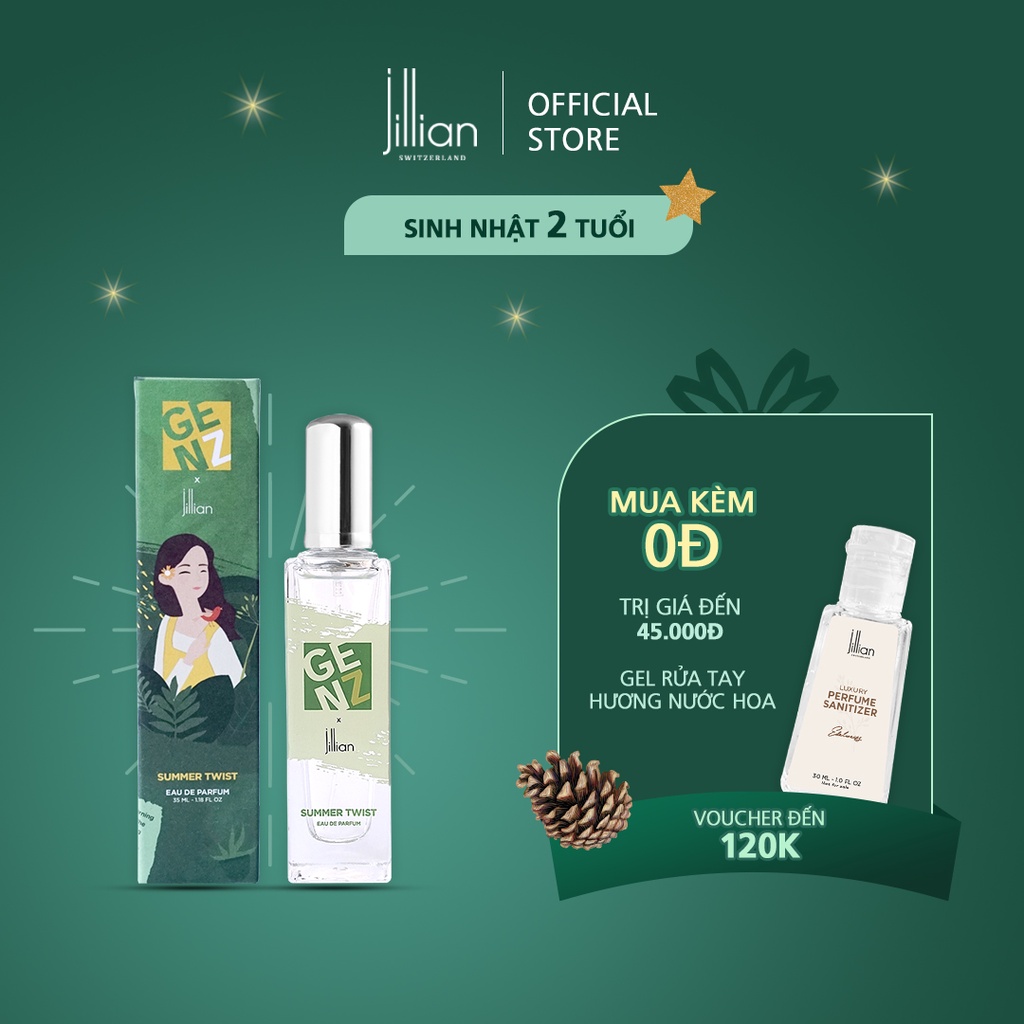 Nước hoa nữ GenZ x Jillian: Summer Twist (EDP) 35ml