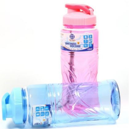 Bình nước nhựa Kanemo Việt nhật Bình học sinh 550ml - 750ml - 900ml bình nước nhựa học sinh